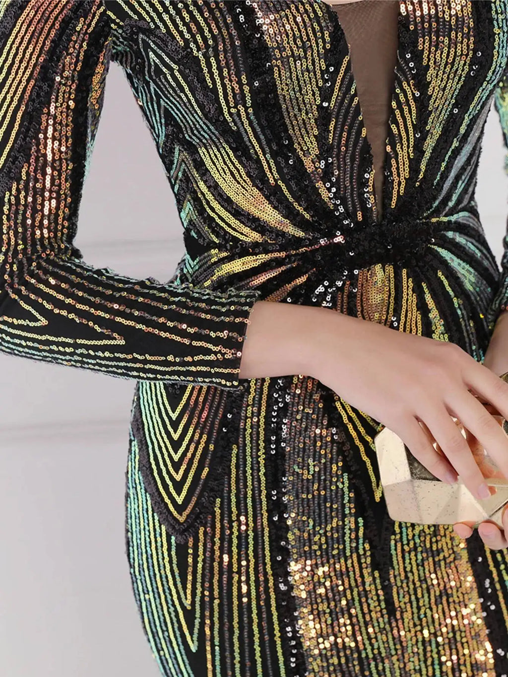 Sexy long sleeve birthday evening dresses for women 2026 elegant luxury wedding party dress vintage maxi sequin dress vestidos