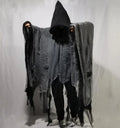 Adult Halloween Ghost Dementors Cosplay Costume Men Women Horror Zombie Tattered Hooded Cloaks Day Of The Dead Party Outfit Cape