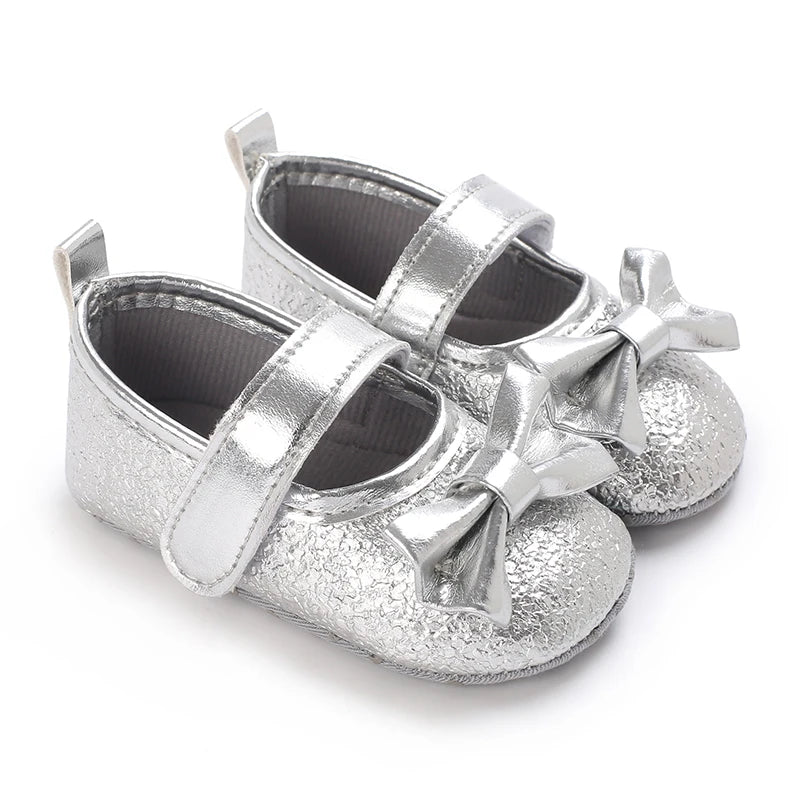 Spring and Autumn Baby Princess Shoes Cute Bow Baby Shoes Soft Bottom Anti slip Baby Sneakers