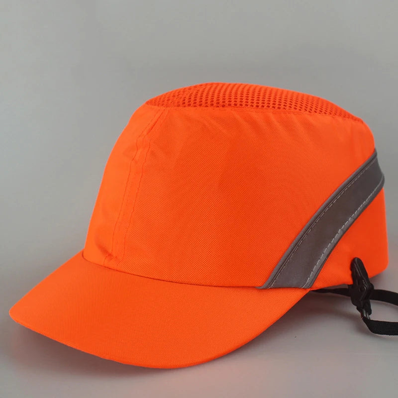 Custom Logo Work Safety Bump Cap Hard Inner Shell Protective Helmet Baseball Hats Outdoor Men Adjustable Safety Protection Hat