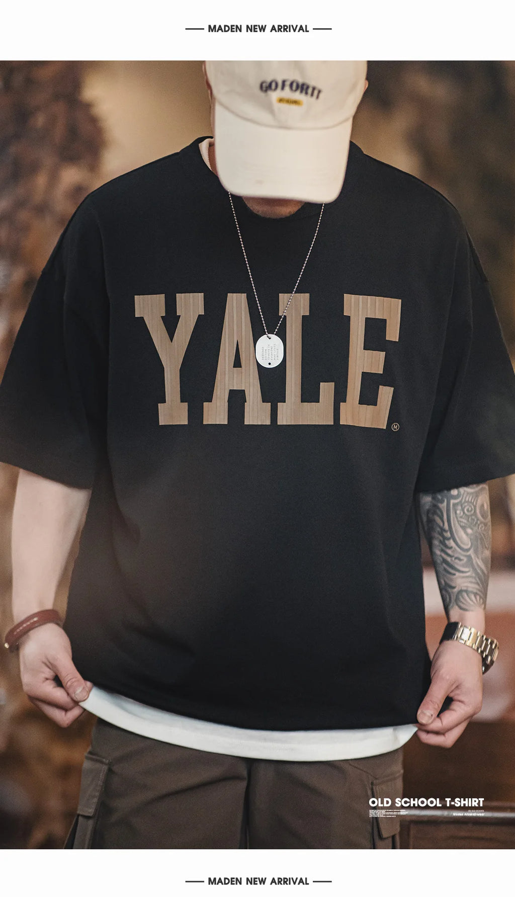 Maden Letter Print O-Neck T-shirts Men College Style Basic Top Cotton Short Sleeve Tees Men's Summer Casual T Shirt Black Shirts