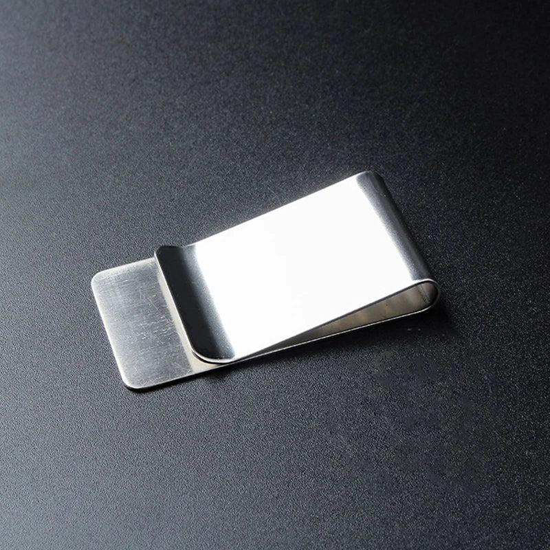 New Fashion Men's Pocket Money Clip Dollar Metal Clamp Card Clips Card Purses Women Metal Clamp For Money Cash Holder