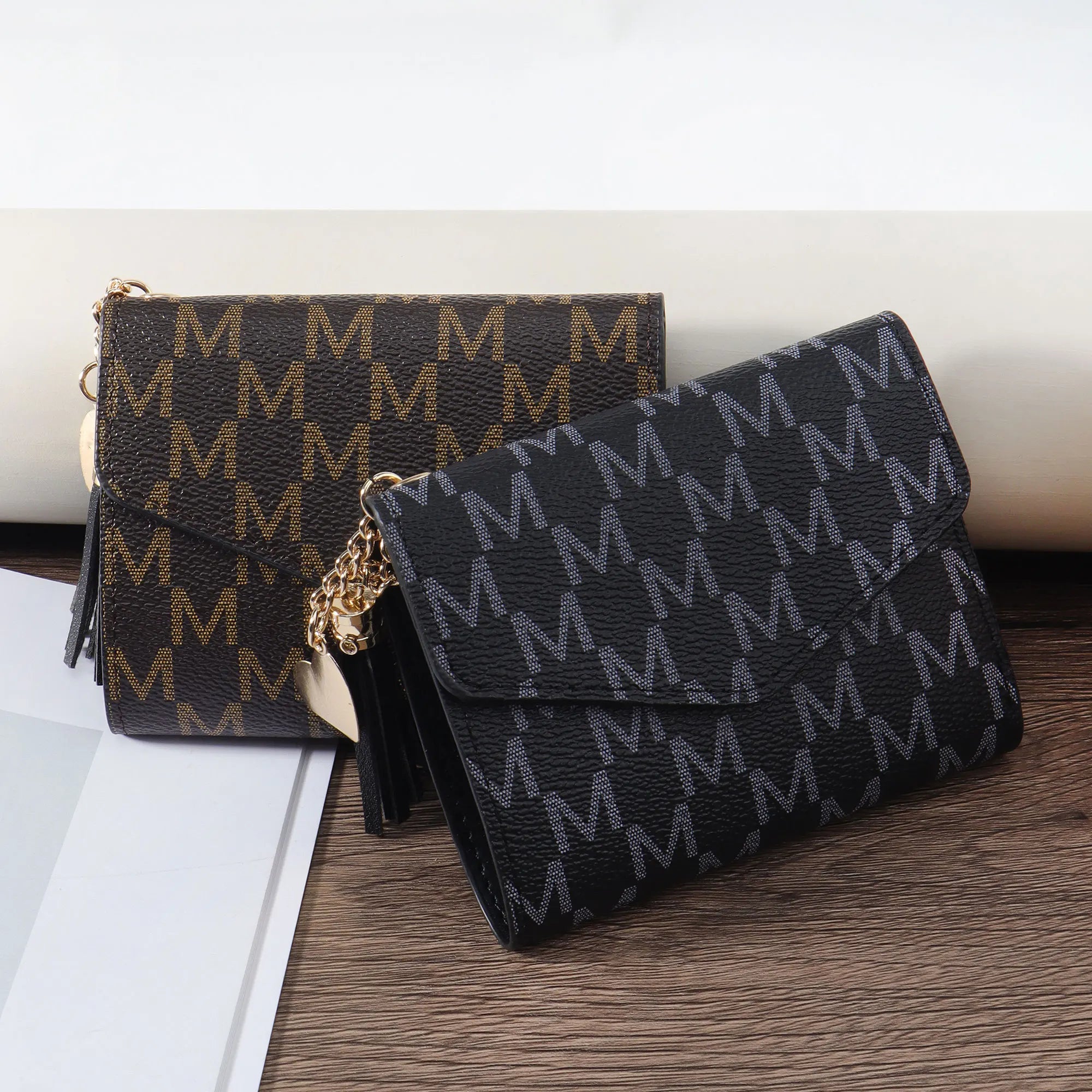 Fashionable and minimalist women's wallet, high-quality PU leather portable multi card slot women's short multi-functional zero