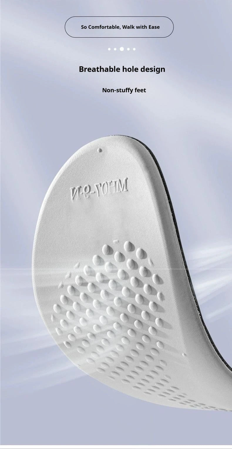 Leather latex insole men's shock-absorbing sports insoles breathable and comfortable anti-odor Shoe Pads 1Pair/2Pair