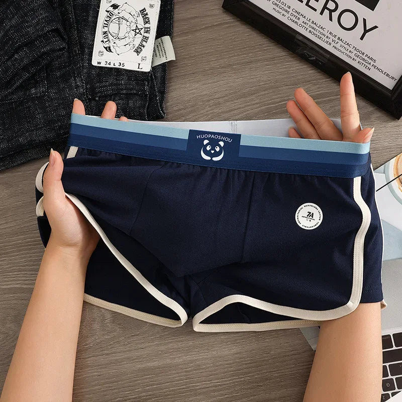Men's Arrow Shorts Underwear Fashion Cartoon Gradient Boxers Sports Breathable Youth Boxers Boys' Panties Pouch Underpants