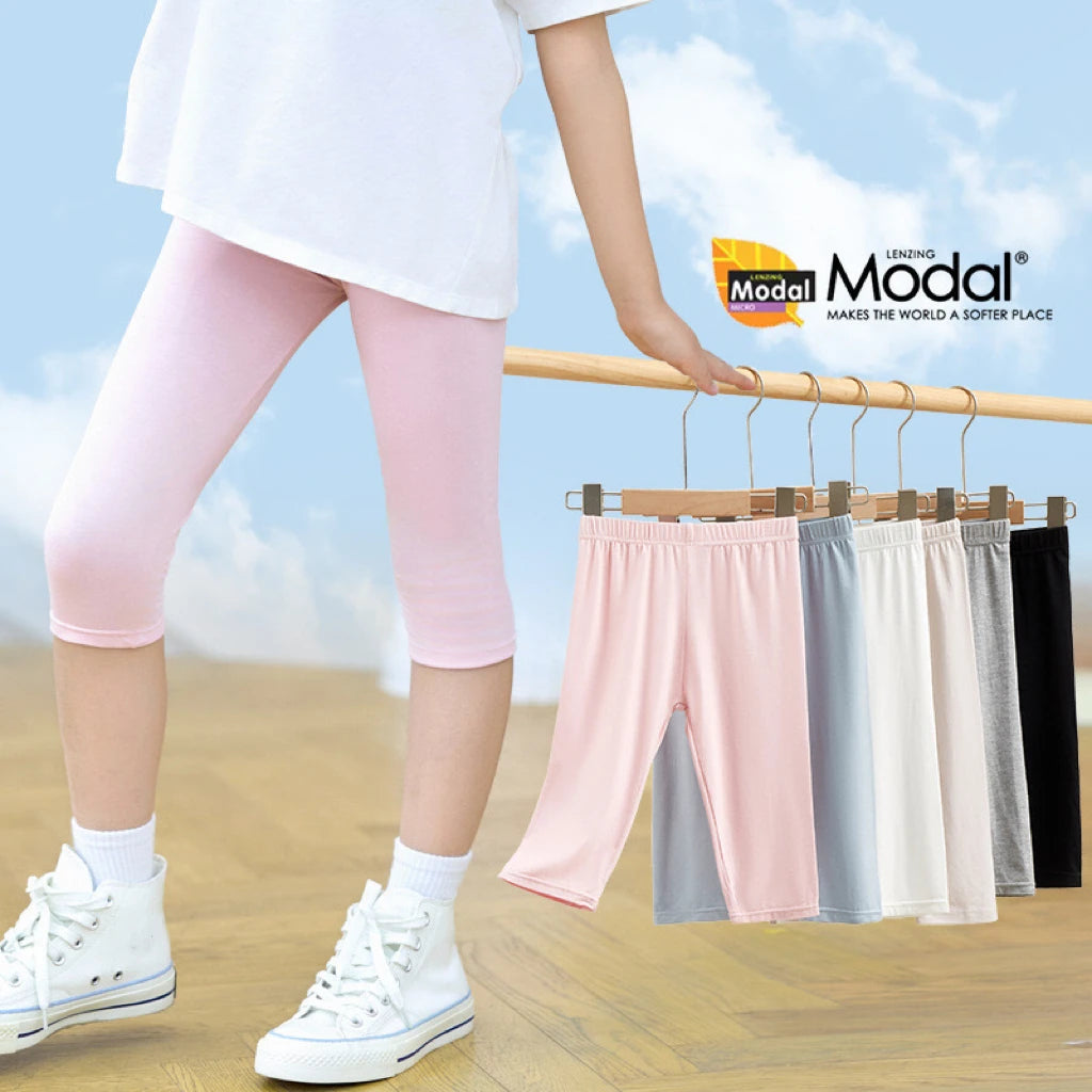 1pcs Summer Children Short Pant Student Solid Color Thin Modal Underwear Girls Leggings Casual Safety Pants Kids Sport Clothes