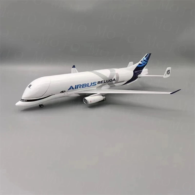 1:150 Maßstab 42cm Airbus Beluga A300-600 Harzflugzeugmodell Super Beluga Transportmodell Luftfahrt Sammlerstücke Heimdekorationen