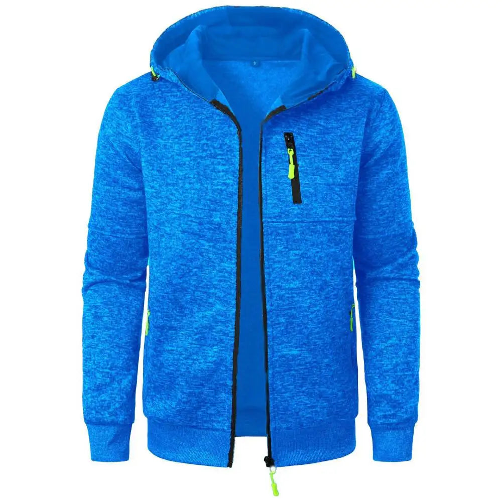 Men Casual Sports Hoodies 50 Years Mustang Car Jackets Mens Hooded Outwear Warm Fleece Tracksuit Coat  Zipper Hoodies