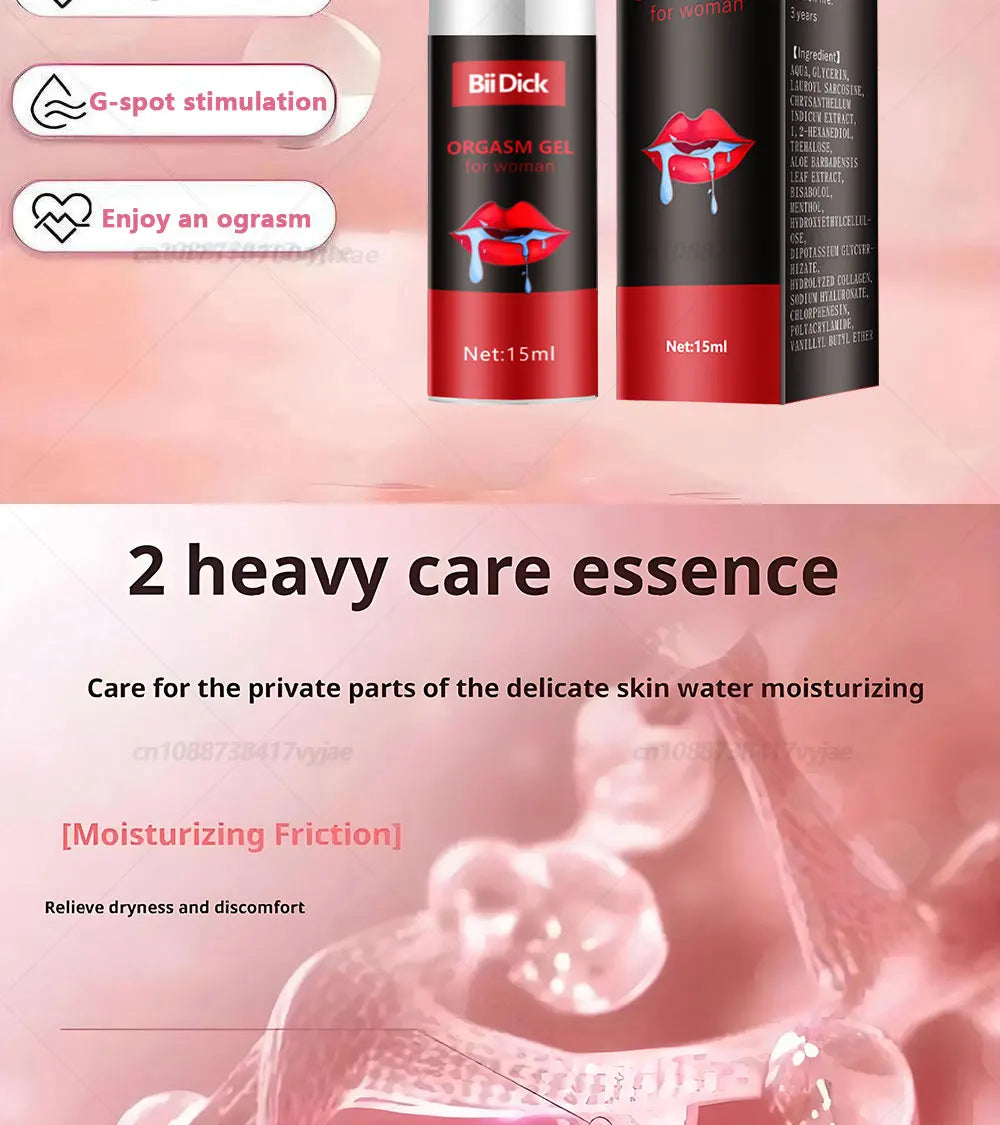 Female Enhancement Orgasm Vaginal Gel Clitoral Stimulation Shrinkage Firming Orgasm Sexual Desire Enhancers for Women