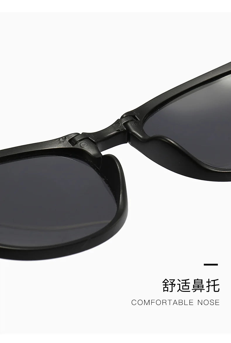 Folding sunglasses for women with high-end feel 2023 new UV protection and sun protection, large face slimming with degree