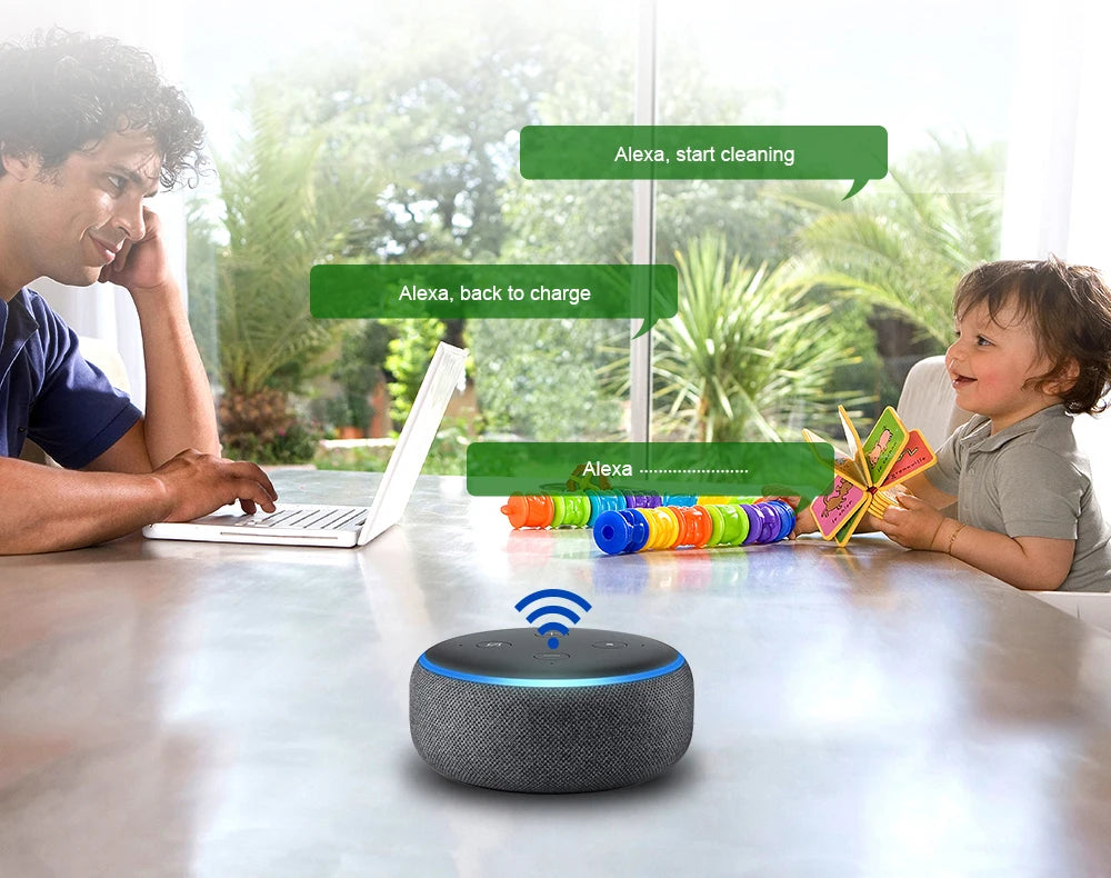 LIECTROUX C30B Robot Vacuum Cleaner AI Map Navigation,Smart Partition,WiFi App,6000Pa Suction,Dry and Wet Mopping,Disinfection