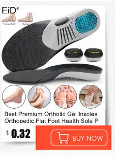 EiD 3/4 Leder orthopädische Schuheinlagen für Plattfüße Fußgewölbestütze orthopädische Schuheinlegesohle Einlegesohlen für Herren und Damen Fußpflege