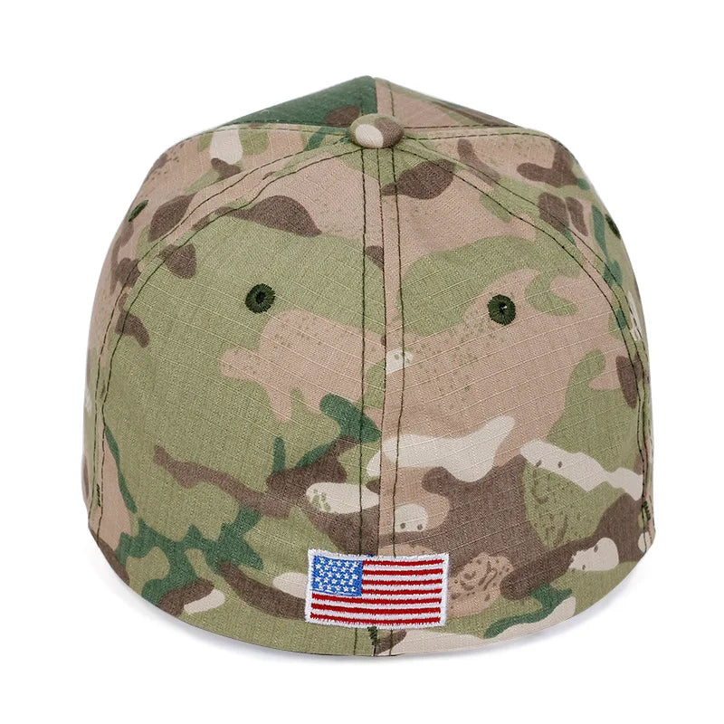 Fashion Personality Embroidery Men hip hop Hat Back Sealed Cotton Baseball Cap Camouflage Caps Men Women Snapback Hats Gorras