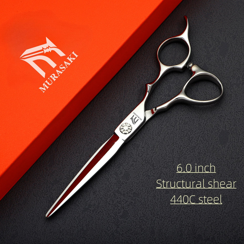 Professional Barber scissors，440C steel Hair cutting machine，thinning shears，Set of 6.0-6.5-6.8 inches，barbershop accessories