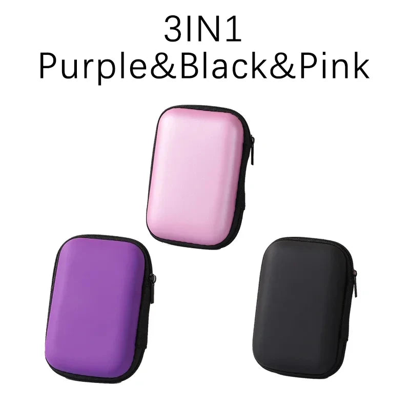 Travel Zipper Carry Hard Case UNO Playing Cards Board Game Cards Storage Package For Kids Fan Entertainment Card Holder Mini Bag