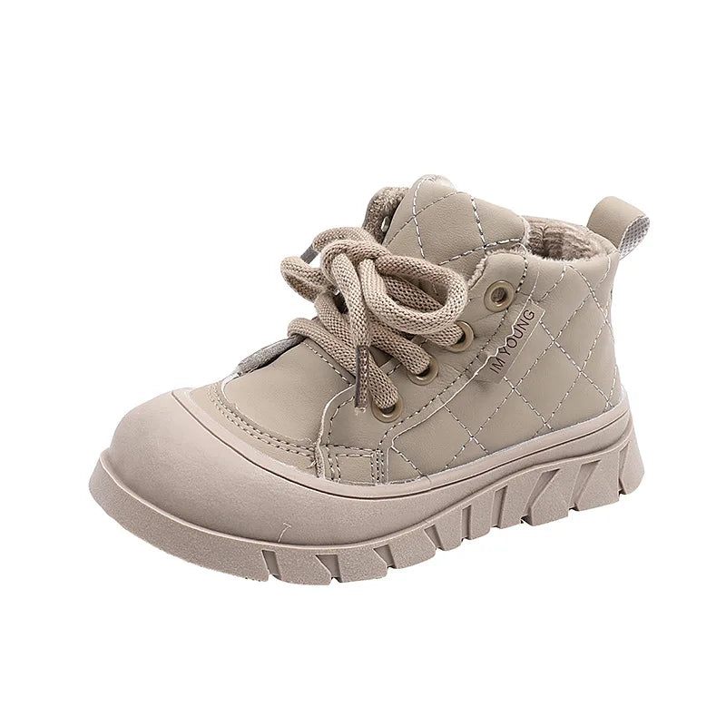 Winter Kids Snow Boots Plush Warm Baby Girl Shoes Toddler Boot Children Little Boys Cotton Shoes Stay Warm Platform Shoes H11172