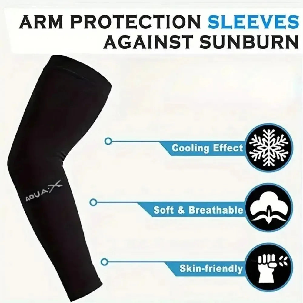 3 Pairs UV Arm Sun Sleeves – Breathable Protection, Uses for Driving Sports Hiking & Outdoor Summer Activities