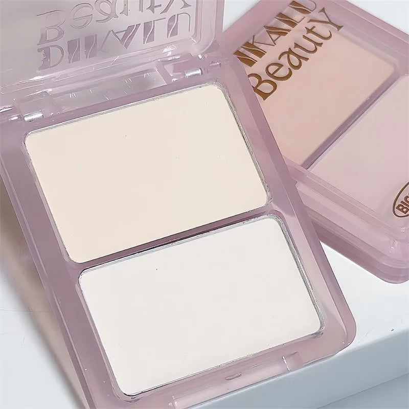 Two-tone Highlight Shading Powder Contour Palette Natural Matte Brighten Skin Blusher Bronzers Shaping Face Nose Shadow Makeup