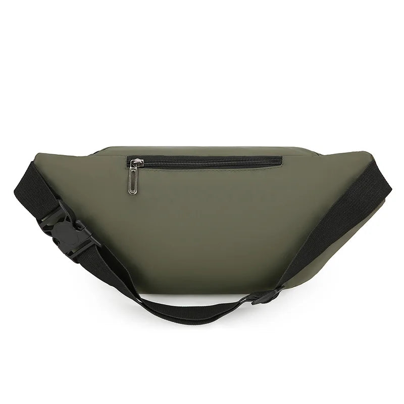 Unisex Multifunctional Waist Packs Large Capacity Waterproof Nylon Business Pack Trendy Crossbody Chest Bag for Travel Work