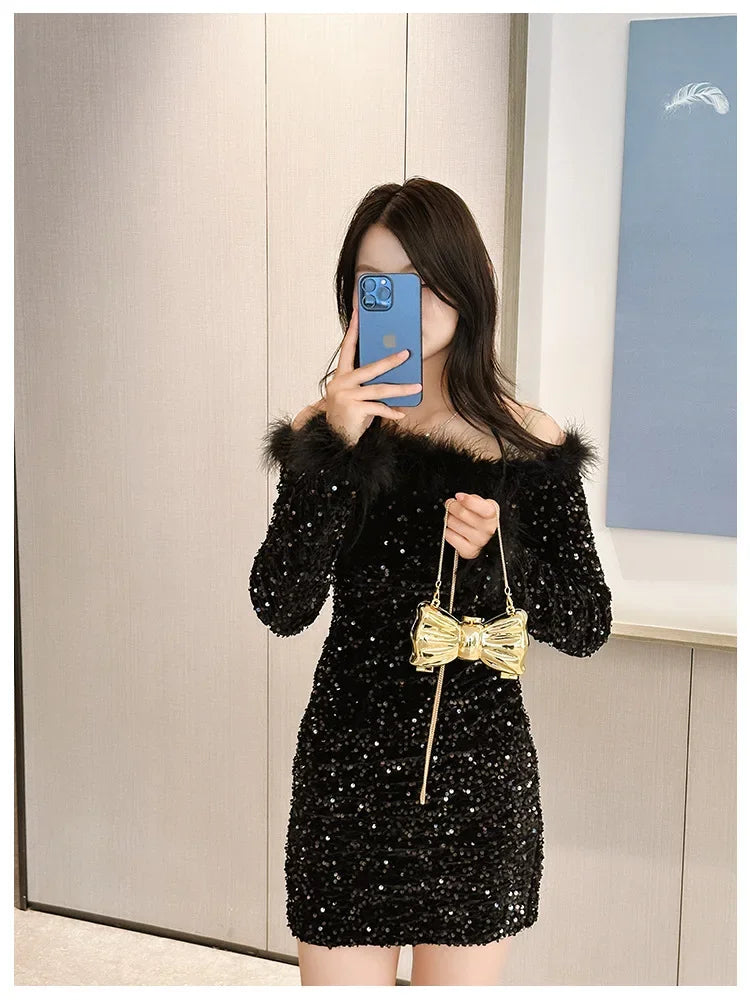 Purses and Handbag Luxury Designer Shoulder Bags Funny Shape Party Wedding Round Acrylic Shiny Clutch Purse Golden Evening Bag
