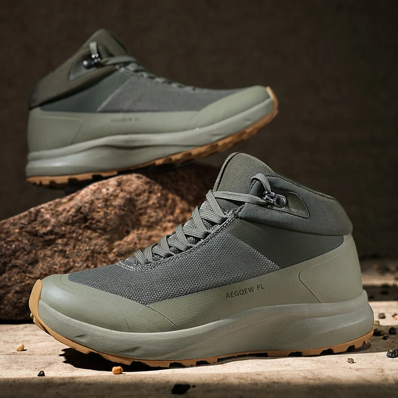 Waterproof Trekking Trainers for Men Comfortable and Supportive Man Hiking Sneakers Outdoor Activities Climbing Walking Shoes