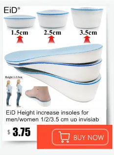 EiD 3/4 Leder orthopädische Schuheinlagen für Plattfüße Fußgewölbestütze orthopädische Schuheinlegesohle Einlegesohlen für Herren und Damen Fußpflege