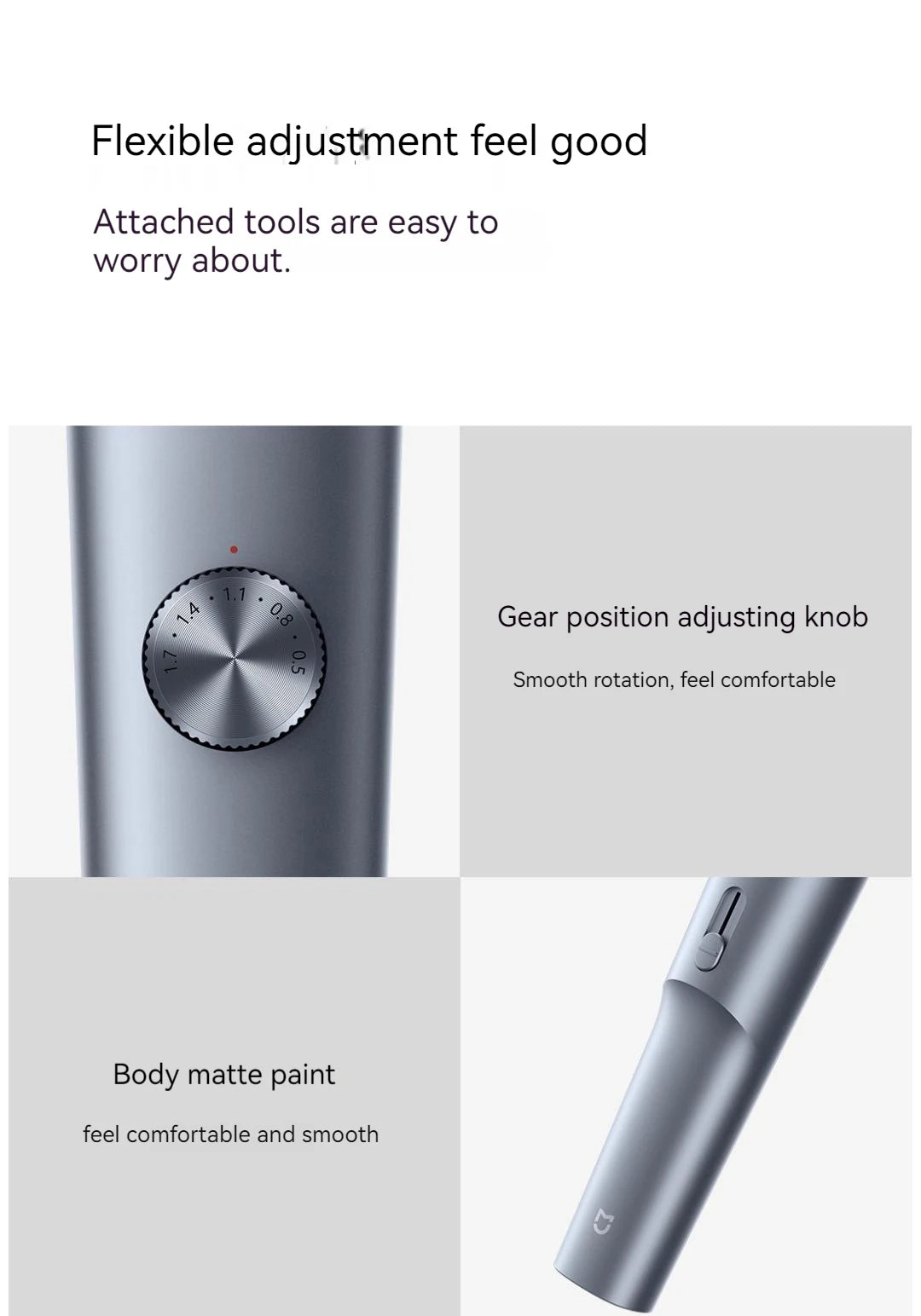 Mijia Hair Clipper 2 Hair Trimmer Professional Beard Cut Machin IPX7 Waterproof Wireless Haircut Machine Mijia Clipper 2