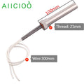 1/2" Cartridge Heating Element 12V 24V Electric Immersion Resistance Heater for Water 100mm