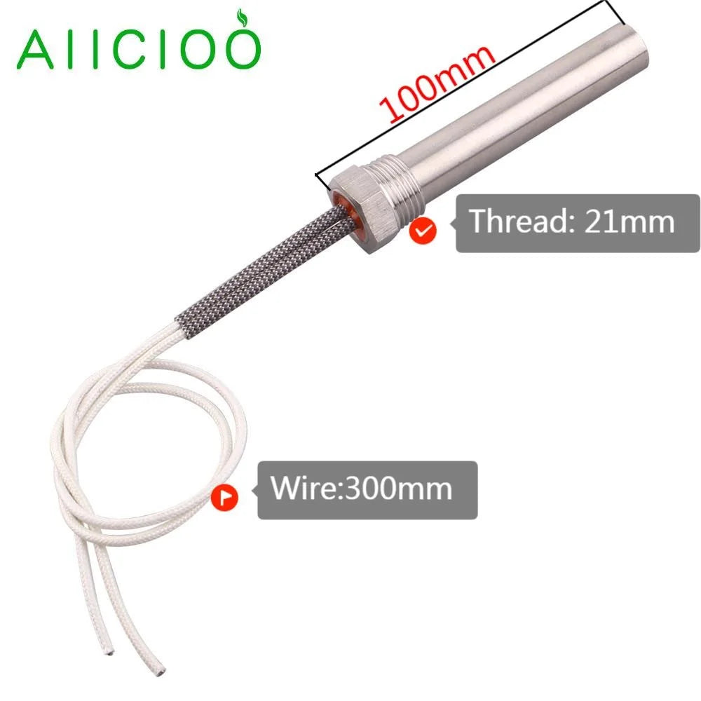 1/2" Cartridge Heating Element 12V 24V Electric Immersion Resistance Heater for Water 100mm