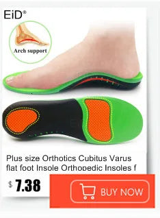 EiD 3/4 Leder orthopädische Schuheinlagen für Plattfüße Fußgewölbestütze orthopädische Schuheinlegesohle Einlegesohlen für Herren und Damen Fußpflege