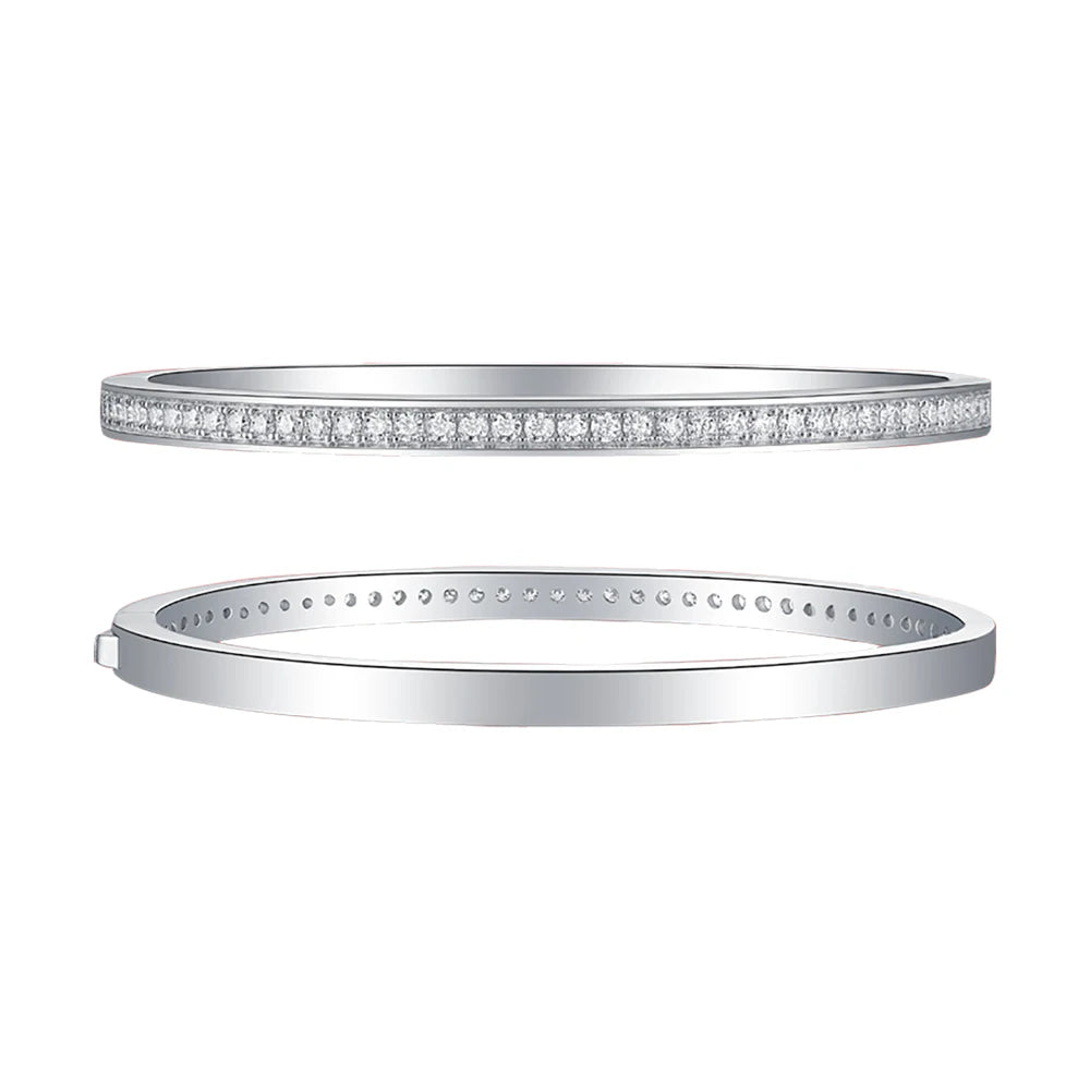 COSFIX Real D Color 2mm Full Moissanite Bracelet For Women S925 Sterling Silver Plate Pt950 Fine Jewelry Gift Wholesale