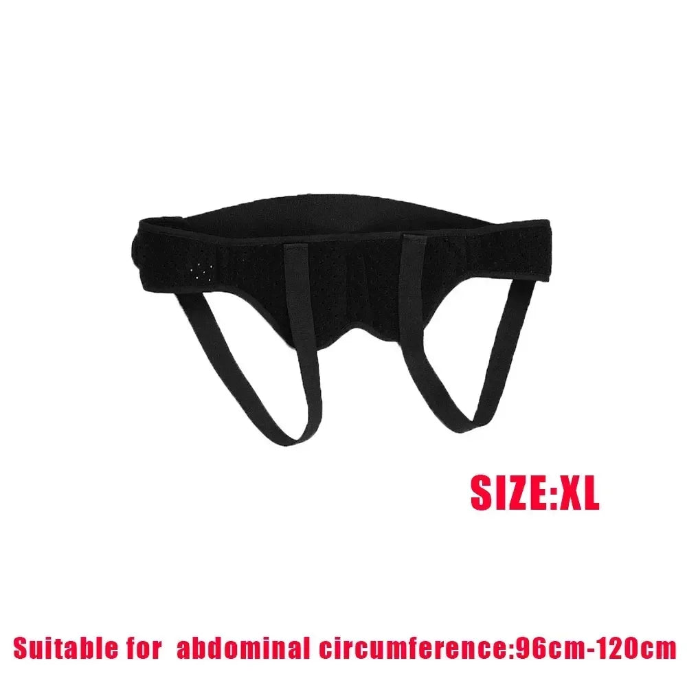 Hernia Belt Truss For Inguinal Hernia Support Brace Pain Relief Recovery Strap Breathable Belts + 2 Removable Compression Pads
