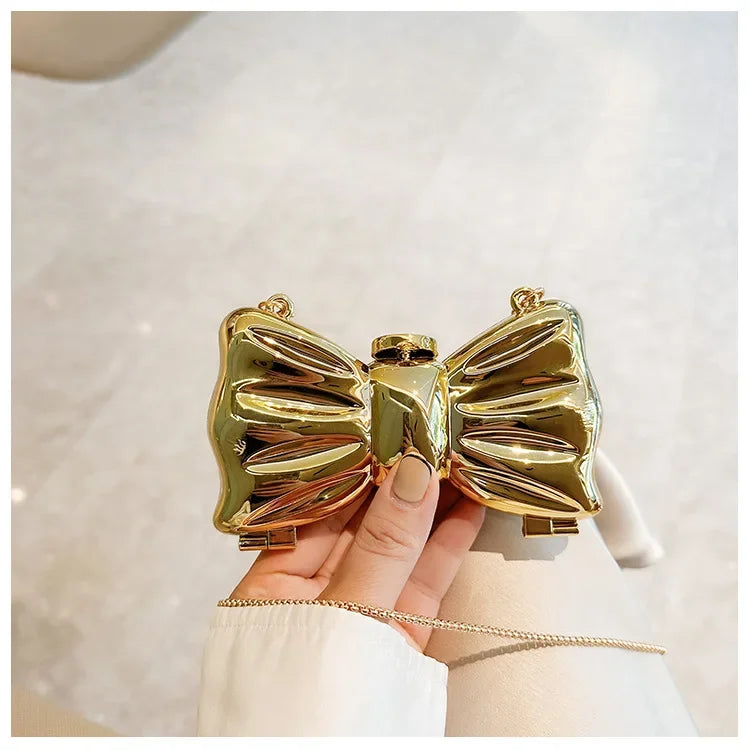 Purses and Handbag Luxury Designer Shoulder Bags Funny Shape Party Wedding Round Acrylic Shiny Clutch Purse Golden Evening Bag