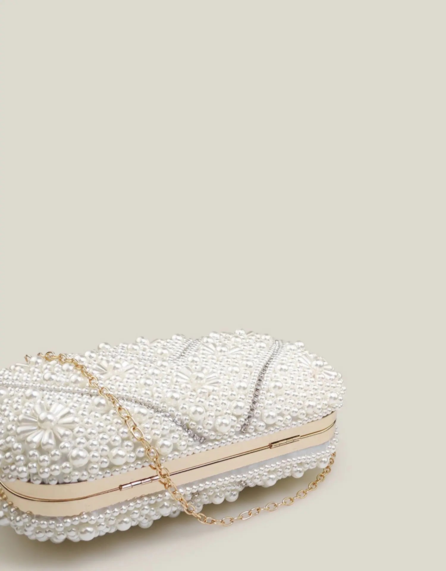 Pearl Clutch Bags Women Purse Ladies white Hand Bags Evening Bags for Party Wedding black Shoulder Bag Bolsa Feminina