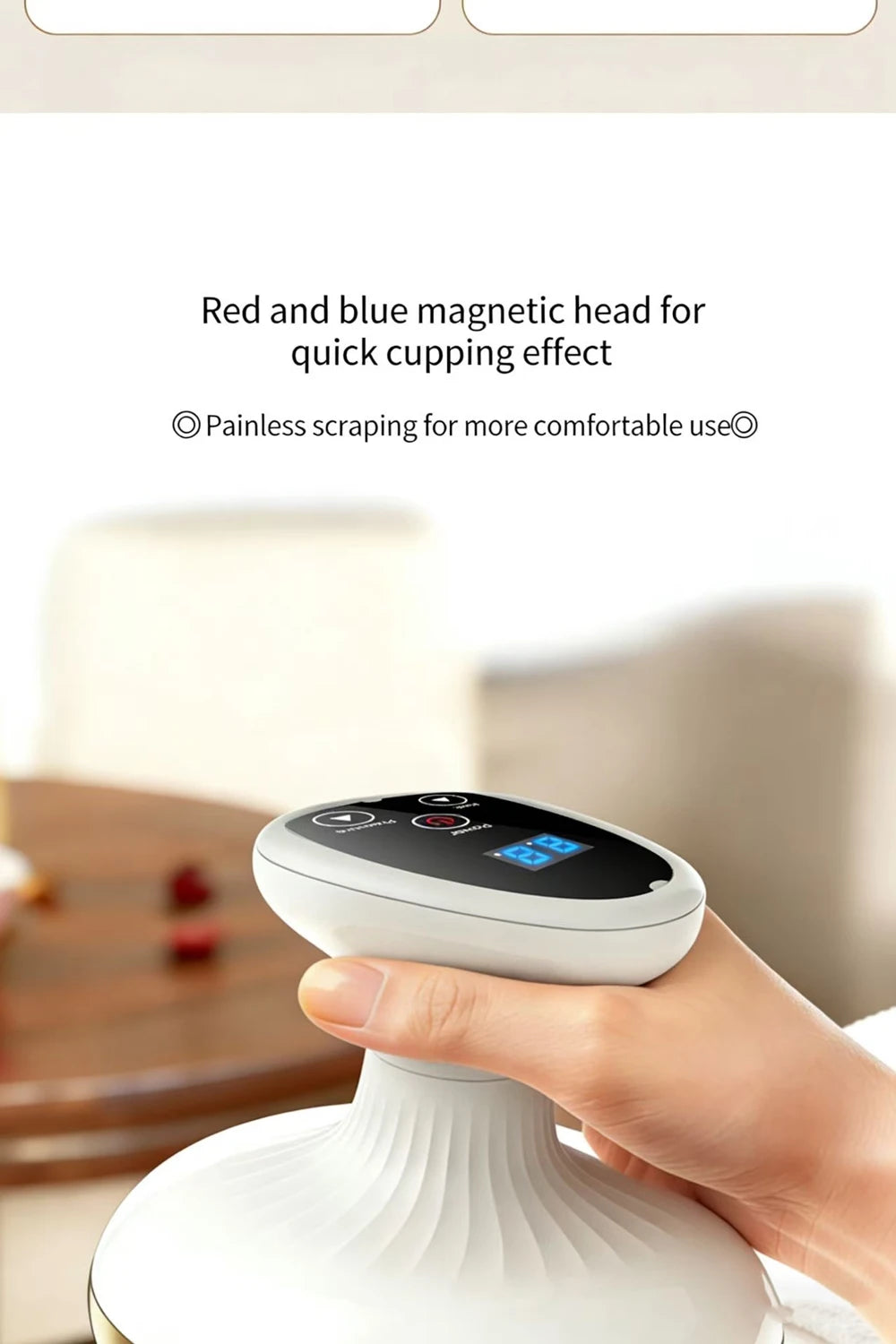Electric Body Massager With Cupping Function, Vacuum Suction, Infrared Heating, Fat Burner, Slimming Function，Comfortable