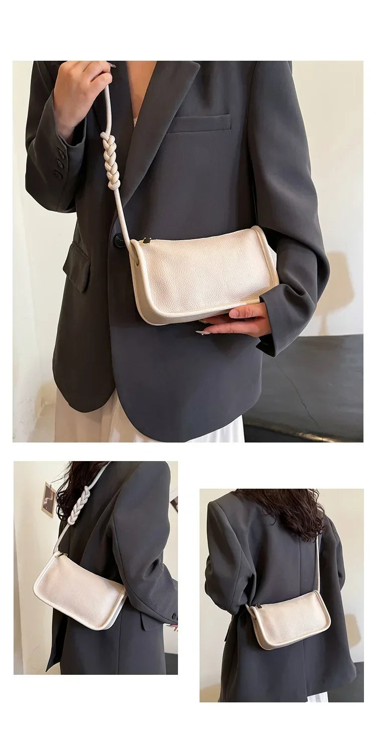 100%Real Cowhide Genuine Leather Fashion Women Crossbody Bag For Ladies New High Capacity Shoulder Bag Handbag Female Purse 2025