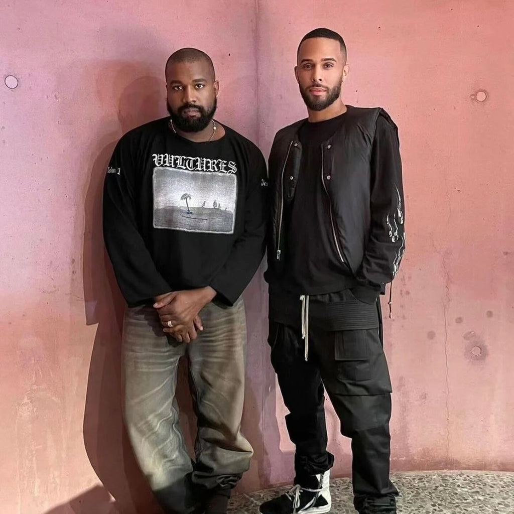 Yao Fashion Kanye DONDA Streetwear Tops Long Sleeve Tee Men Clothing Oversize Casual Sanskrit Graphics Loose T Shirt For Men