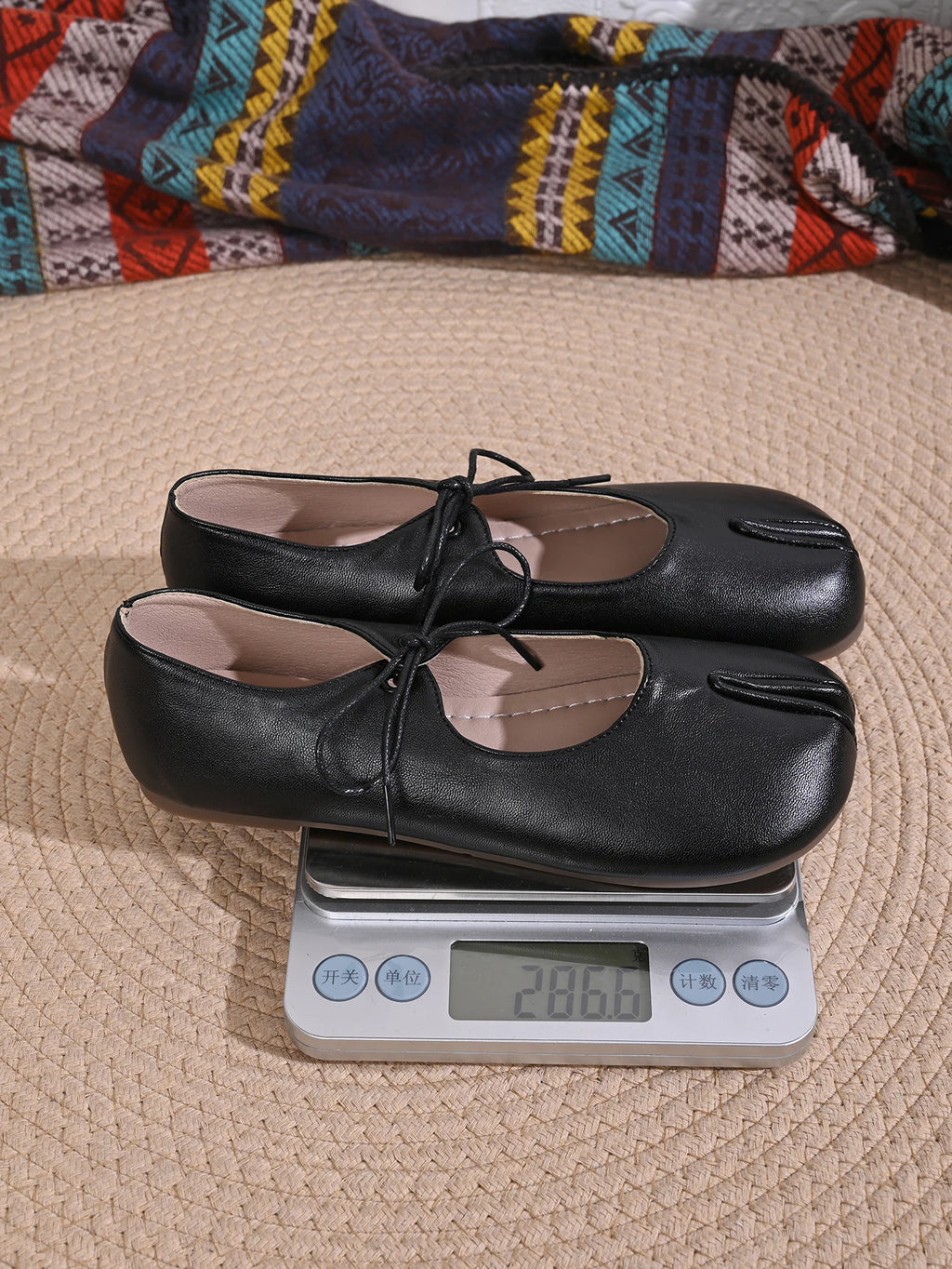 Fashion Soft Leather Split Toe Women Tabi Ballet Flats Spring Autumn Comfortable Walking Lazy Loafers Casual Girls Dance Shoes