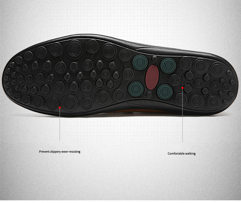 Herrenschuhe Casual Luxus-Marke Echtes Leder Italienische Herren Loafers Mokassins Slipper Herren Mokassins Schwarz Braun Übergröße 47
