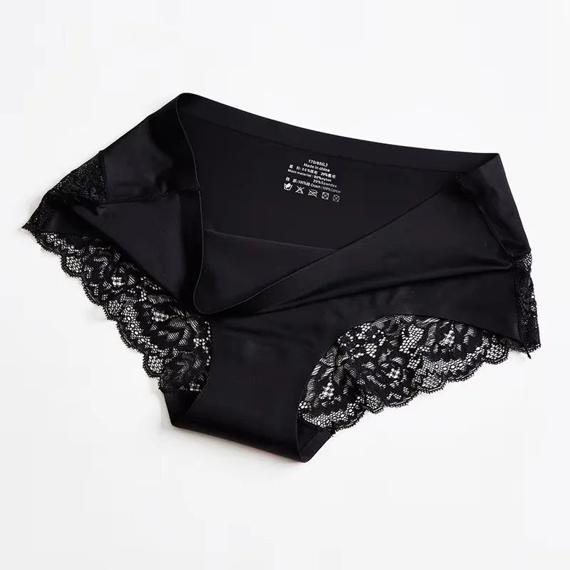 1/5/10Pcs Seamless Women Hollow Out Panties Set Underwear Comfort Lace Briefs Low Rise Female Sport Panty Soft Lady Lingerie
