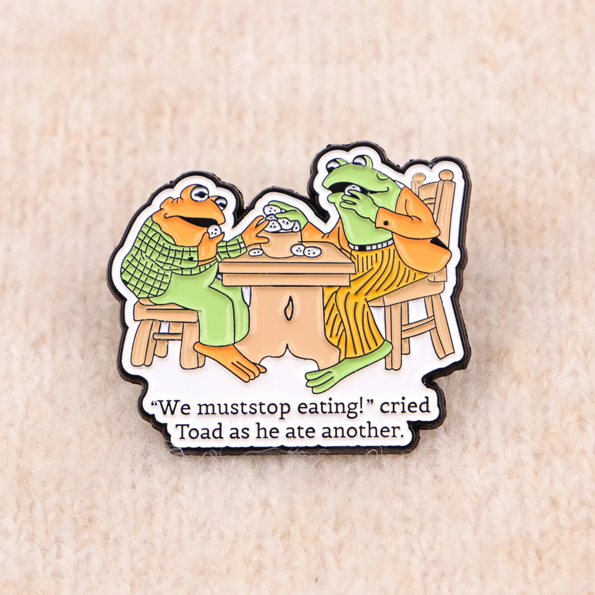 Lustige Frosch-Cartoon-Emaille-Pin-Spruchbrosche, Anstecknadeln, Abzeichen auf Rucksack, Kleidung, Accessoires, lustiger Schmuck, Freunde Geschenk