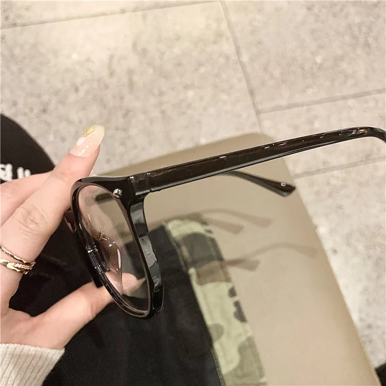 Transparent Computer Glasses Frame Women Men Anti Blue Light polygon square Eyewear Blocking Glasses Optical Spectacle Eyeglass