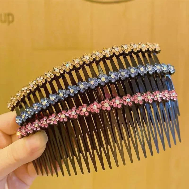 Insert Comb Clip Hair Side Comb Straight Teeth Hairpin Hair Side Clip Bridal Wedding Veil Comb Hair Accessories Headwear