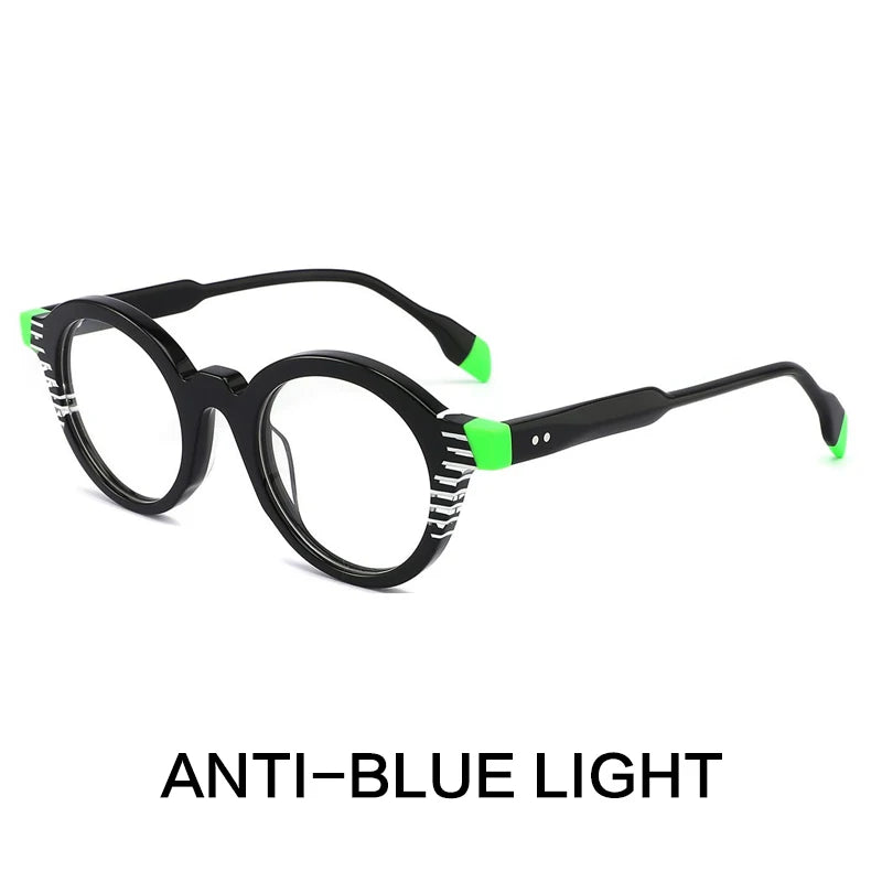 Designer Acetate Reading Glasses Men Anti Blue Light Myopia Prescription Glasses Women Luxury Brand Photochromic Eyewear