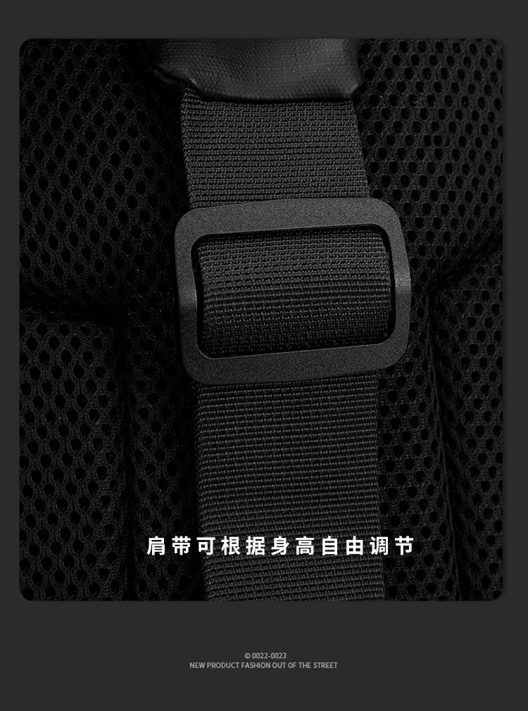 Simple and casual men's shoulder bag, trendy single-shoulder crossbody bag, student travel bag, lightweight diagonal backpack, m