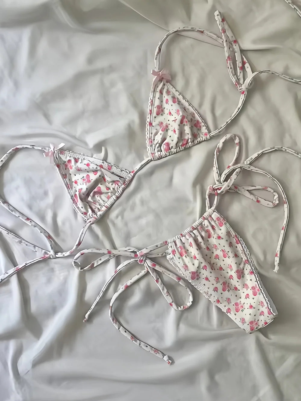 Micro Bikini Push-Up Damen Bademode 2026 Sexy weibliche Bademode Brasilianischer Bikini Set Tanga Biquini Badeanzüge Print Strandbekleidung
