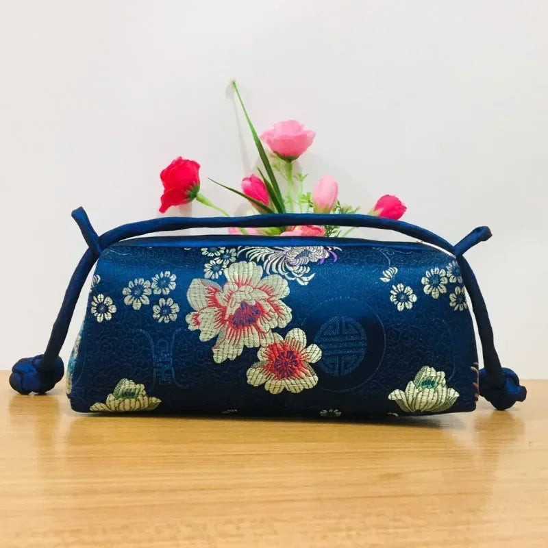 New Chinese Style Retro Bag Designer Chinese Style Silk Bag Japanese Hand Embroidery Totes Fashion Handbags and Purses