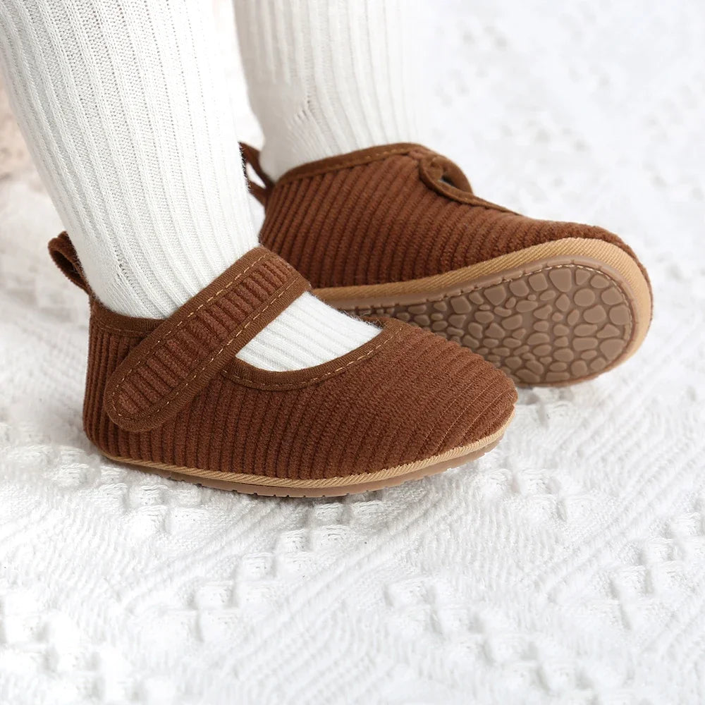 Spring Autumn Baby Shoes Solid Color Baby Girls Prewalker Anti-slip Shoes First walkers Casual Baby Girls Soft Shoes