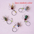 2pcs random color Simulation Small Flying Insects Replacement Accessories for Cat Teasers Toys Kitten Feather Toys Pet Supplies