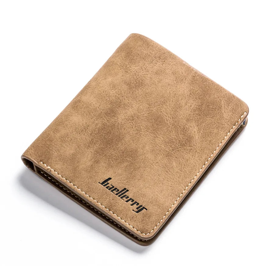 New Men Wallet Leather Business Foldable Wallet Luxury Slim  Hipster Cowhide Credit Card/ID Holders Inserts Coin Purses
